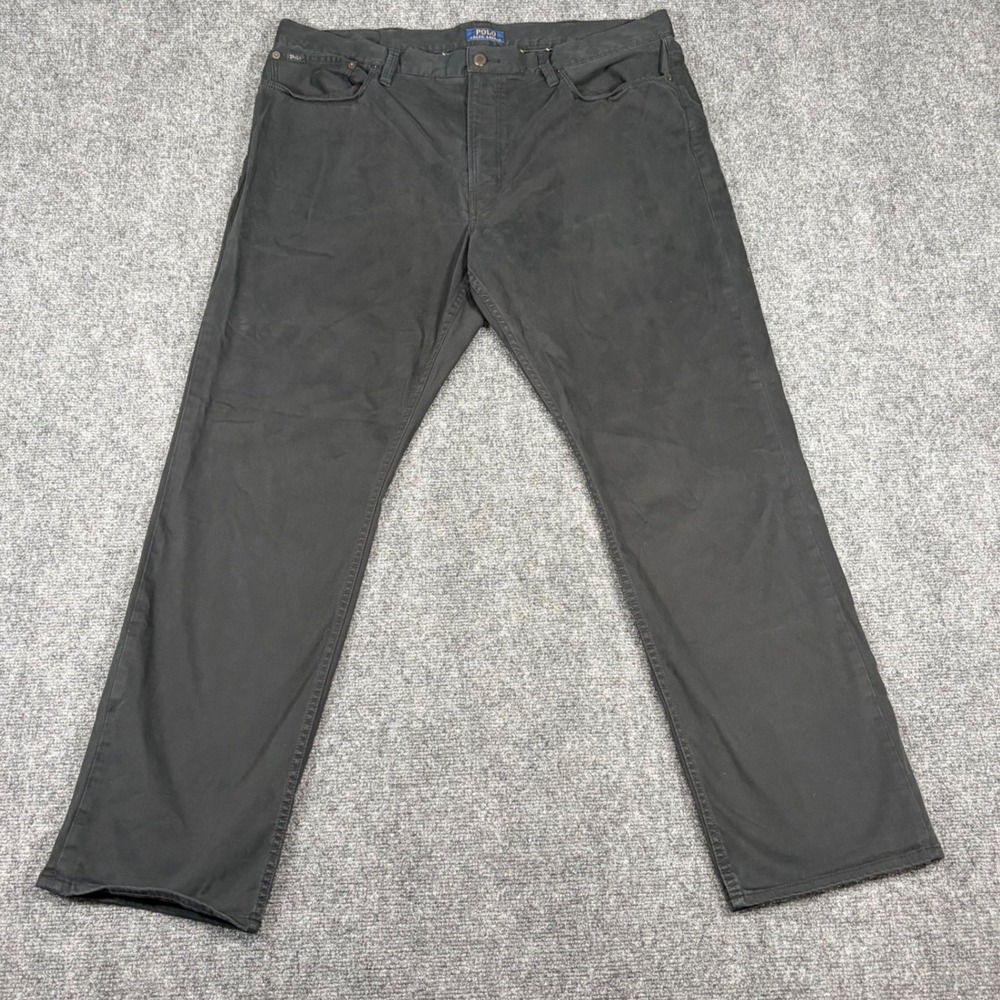 Polo Ralph Lauren Mens 40x32 Stretch Straight Leg 5-Pocket Pants Charcoal Gray